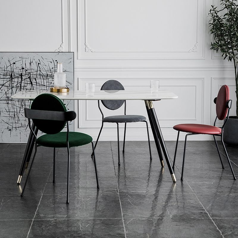 Minimalist Design Armless Open Back Chairs for Home Upholstered Side Chair Clearhalo 'Dining Chairs' 'Dining Tables & Seating' 'dining_chair' 'furn' 'furn_dining_chair' 'Furniture' 'furniture_dining_chair' 'Kitchen & Dining Furniture' 1200x1200_0ed873c0-9408-4798-8704-13ebaedf87be