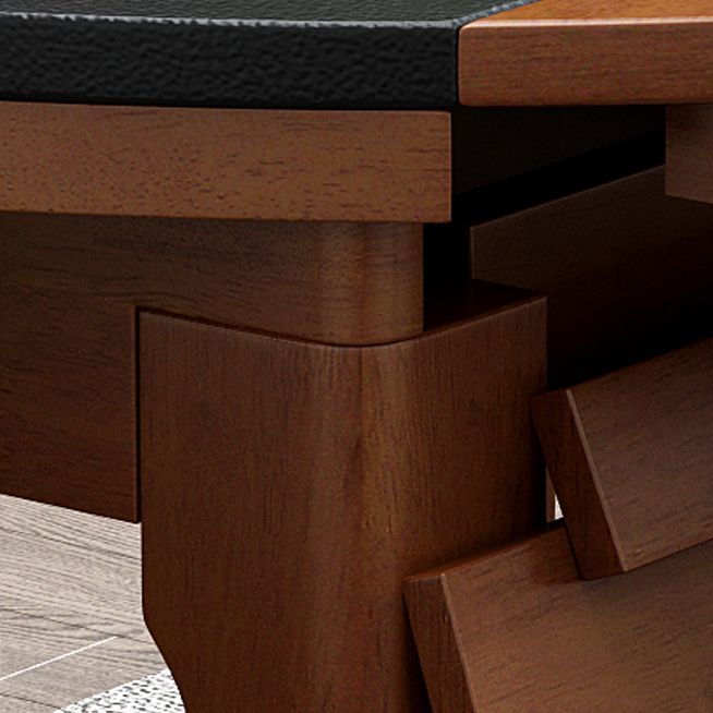 Modern Stone Scalable Dining Table Solid Wood Leg for Dining Room Clearhalo 'Dining Tables & Seating' 'Dining Tables' 'dining_table' 'furn' 'furn_dining_table' 'Furniture' 'Kitchen & Dining Furniture' 1200x1200_0ede7e70-6631-4b74-8b29-5f4408206e4b