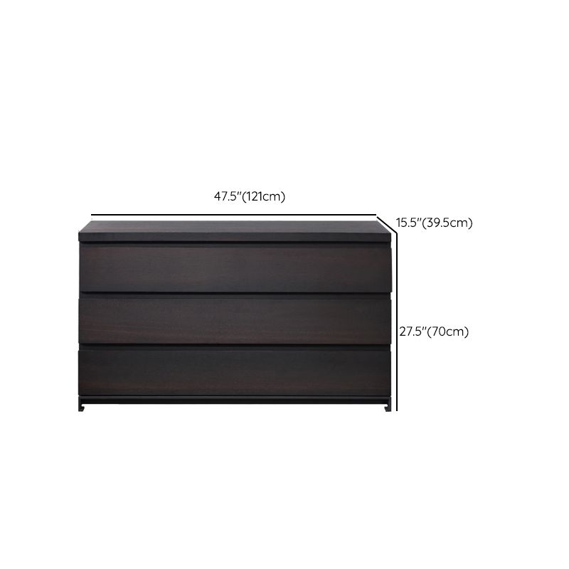 Black Storage Chest Dresser Wooden Storage Chest with Drawers Clearhalo 'Bedroom Furniture' 'Dressers & Chests' 'dressers_chests' 'furn' 'furn_dressers_chests' 'Furniture' 1200x1200_0edf4789-b4de-4e7d-8253-fddb1f6b46e8