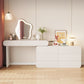 White Make-up 15.74" Wide Vanity Makeup Vanity Desk Table with Drawers