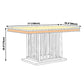 Metal Traditional Luxury Rectangle Indoor Table Marble Top Table with Pedestal Clearhalo ' dining_table' 'Dining Tables & Seating' 'Dining Tables' 'furn' 'furn_dining_table' 'Furniture' 'furniture_dining_table' 'Kitchen & Dining Furniture' 'kitchen&dining_furn' 'kitchen' 'kitchen_dining_table' 1200x1200_0ee01dbe-bea3-4eae-b89c-cfc515ce2db6