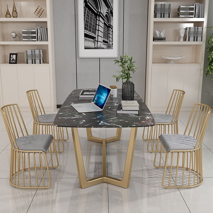 Scrivania rettangolare da ufficio rettangolare glam per casa