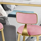 Set tavolo da bar in finto marmo stile glam 1/2/3 pezzi Set bancone da tavolo fisso