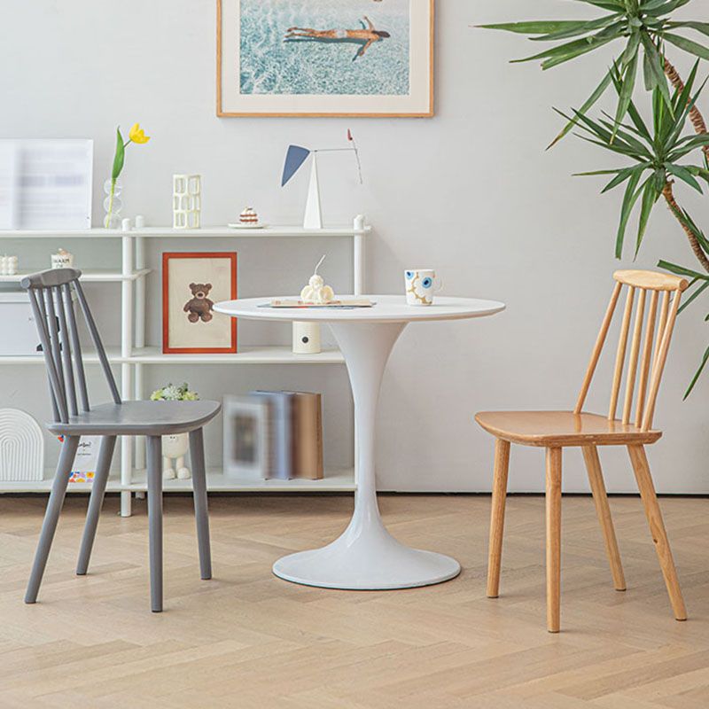 Contemporary Homestay Slat Back Side Chair Solid Wood Dining Chair for Kitchen Clearhalo ' kitchen&dining_furn' 'Dining Chairs' 'Dining Tables & Seating' 'dining_chair' 'furn' 'furn_dining_chair' 'Furniture' 'furniture_dining_chair' 'Kitchen & Dining Furniture' 'kitchen' 1200x1200_0ee448fd-4ece-4c24-a419-d2837c61d351