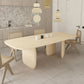 Rectangle Shape Dining Table Solid Wood Table Modern with 3 Legs for Dining Room Clearhalo ' dining_table' 'Dining Tables & Seating' 'Dining Tables' 'furn' 'furn_dining_table' 'Furniture' 'furniture_dining_table' 'Kitchen & Dining Furniture' 'kitchen&dining_furn' 'kitchen' 'kitchen_dining_table' 1200x1200_0ee517a7-c8c4-454d-b007-a12421000cf3