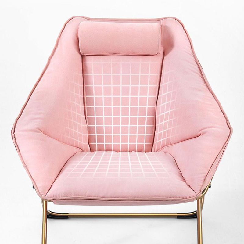 Velvet Accent Room Chair Foldable Lounge Chair for Apartment Clearhalo 'Accent Chairs' 'accent_chairs' 'Chairs & Seating' 'furn' 'furn_accent_chairs' 'Furniture' 'Living Room Furniture' 1200x1200_0ee58c19-9088-4e1f-8fff-76b17cac2505