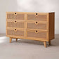 Natural 3/6 - Drawer Accent Chest Accent Chest - Wood for Indoor Clearhalo 'Cabinets & Chests' 'cabinets_chests' 'furn' 'furn_cabinets_chests' 'Furniture' 'Living Room Furniture' 1200x1200_0ee5efb7-a2c5-4e25-a962-f42ef99f2d57