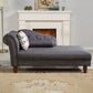 Living Room Velvet Rolled Arms Chaise Modern Chaise Lounge with Upholster Clearhalo 'Chairs & Seating' 'Chaise Lounge' 'chaise_lounge' 'furn' 'furn_chaise_lounge' 'Furniture' 'Living Room Furniture' 1200x1200_0ee8001c-24f2-4af8-be39-0b76384a1201