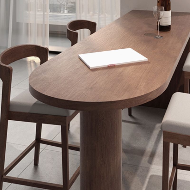 Table de bar rectangulaire de style industriel, ensemble de 1/2/5 pièces en bois pour la cuisine