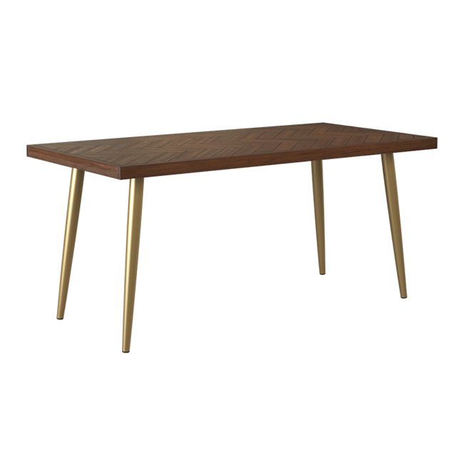 Luxury Style Solid Wood Dining Table 4 Legs Base Rectangle Table for Home Clearhalo ' dining_table' 'Dining Tables & Seating' 'Dining Tables' 'furn' 'furn_dining_table' 'Furniture' 'furniture_dining_table' 'Kitchen & Dining Furniture' 'kitchen&dining_furn' 'kitchen' 'kitchen_dining_table' 1200x1200_0eea0468-2de3-4816-a576-20651ef104bd