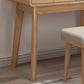 Scandinavian Solid Wood Make-up Vanity 3 Drawer Vanity Dressing Table