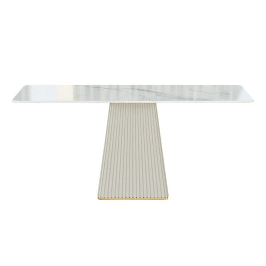 Nordic 1/5/6/7 pezzi set da pranzo tavolo da pranzo in pietra rettangolo per sala da pranzo