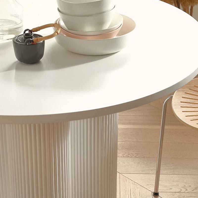 Stone Top Dining Table Modern Round Dining Table with 3 Legs