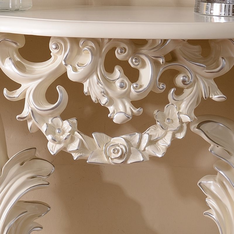 French Country Console Table Brown/Black/White/Gold Wooden Console Sofa Table Clearhalo 'Console Tables' 'console_tables' 'Entry & Mudroom Furniture' 'furn' 'furn_console_tables' 'Furniture' 1200x1200_0eeb21d0-6c35-494e-9d2a-cb0f9410d110