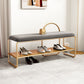 Glam Seating Bench Cushioned Shoe Storage Rectangle Entryway and Bedroom Bench Clearhalo 'Benches' 'Chairs & Seating' 'furn' 'furn_benches' 'Furniture' 'Living Room Furniture' 1200x1200_0eeb9c4f-c425-4a20-aa62-580c811b8304