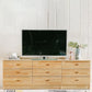 Stand de style Scandinave Stand Pine Wood Open Console TV de stockage fermé
