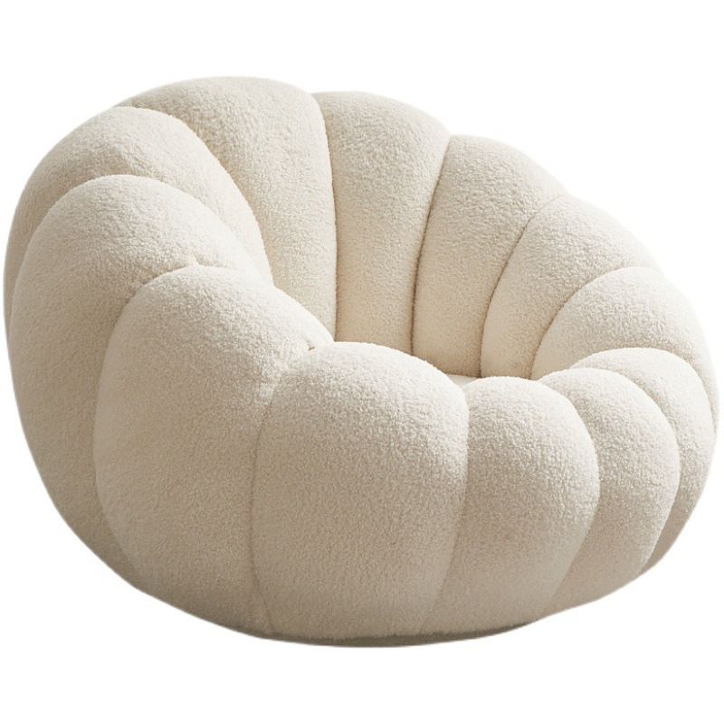 Contemporary 1-seat Solid Color Curved Sofa with Sloped Arms for Bedroom Clearhalo 'furn' 'furn_sofas' 'Furniture' 'furniture_sofas' 'kitchen' 'kitchen_sofas' 'Living Room Furniture' 'Sofa' 'sofas' 1200x1200_0eee095d-6a86-4729-b4b8-65f7c18c5e10