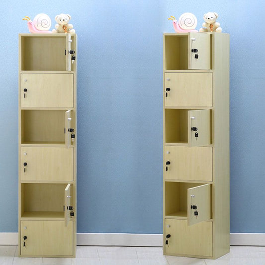 Matte afwerking niet-hangende kast moderne houten opbergkast met scharnierende deuren