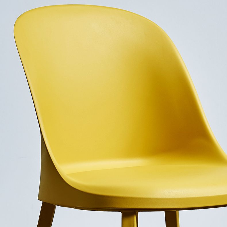 Contemporary Restaurant Plastic Side Chair Matte Finish Solid Back Dining Side Chair (Set of 2) Clearhalo ' kitchen&dining_furn' 'Dining Chairs' 'Dining Tables & Seating' 'dining_chair' 'furn' 'furn_dining_chair' 'Furniture' 'furniture_dining_chair' 'Kitchen & Dining Furniture' 'kitchen' 1200x1200_0ef00070-1104-4ef2-a76a-82b3e31c76e0