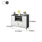 MODERNA STONE MODERNA 38,5 "H Server buffet per sala da pranzo sideboard con archiviazione aperta
