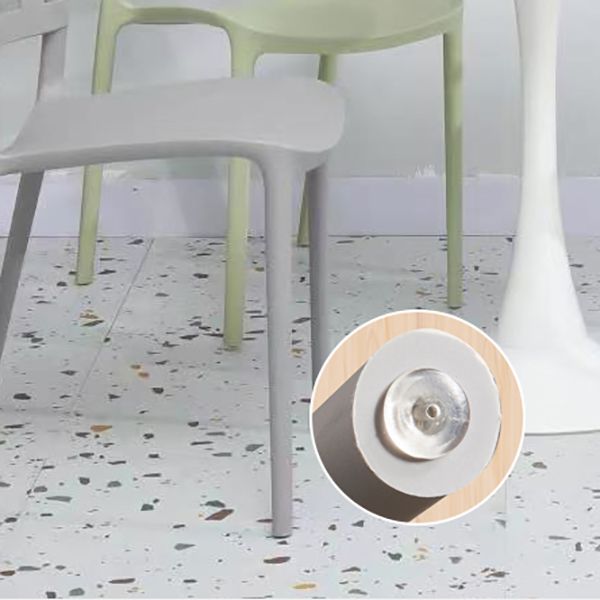 Plastic Armless Dining Chairs Scandinavian Style Home Dining Side Chair Clearhalo 'Dining Chairs' 'Dining Tables & Seating' 'dining_chair' 'furn' 'furn_dining_chair' 'Furniture' 'Kitchen & Dining Furniture' 1200x1200_0ef2091d-c145-43fe-a584-6f643382cf63