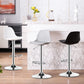 Contemporary Metal Barstool Faux Leather Footrest Adjustable Counter Stool Clearhalo 'Bar Furniture' 'Bar Stools' 'bar_stools' 'furn' 'furn_bar_stools' 'Furniture' 'Kitchen & Dining Furniture' 1200x1200_0ef3abbd-8614-4efe-9a93-71fcb9c756ad