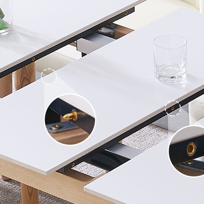 Simplicité Table à manger extensible Home Stone Fixe Fixed Bureau