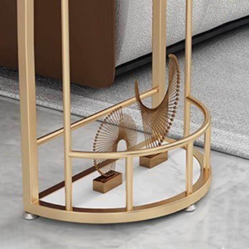 Stone Bar Dining Table Modern Bar Table with Double Pedestal for Balcony Dining Room Clearhalo 'Bar Furniture' 'Bar Tables' 'bar_tables' 'furn' 'furn_bar_tables' 'Furniture' 'Kitchen & Dining Furniture' 1200x1200_0ef5c99e-c104-4992-8990-77104e731f89