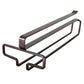 Contemporary Metal Hanging Wine Rack Wine Stemware Holder for Kitchen