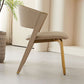 Home Indoor Side Chair Glam Upholstered Armless Chair in Beige
