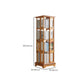 Moderne stijl Open Back Bookshelf Standaard massief houten boekenkast met planken