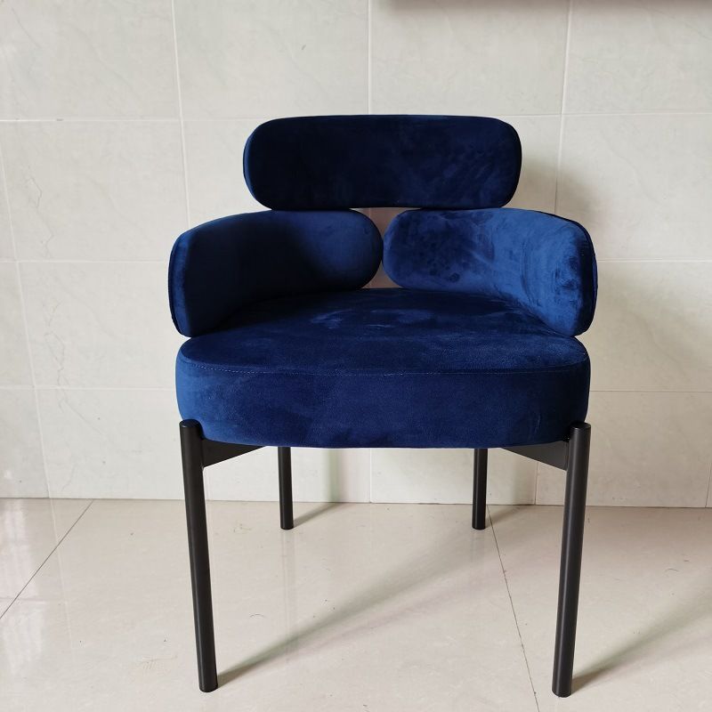 Chaise de salle à manger à bras rembourré à la maison Chaise de salle à manger bas pour intérieur