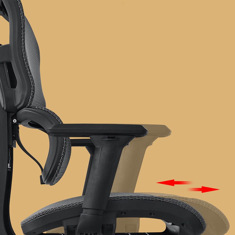 Sedia da task ergonomiche alte alte contemporanea sedia da ufficio regolabile