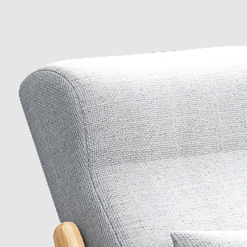 Sedia a lounge in stile semplice sedia pigra sedia a dondolo in legno per soggiorno