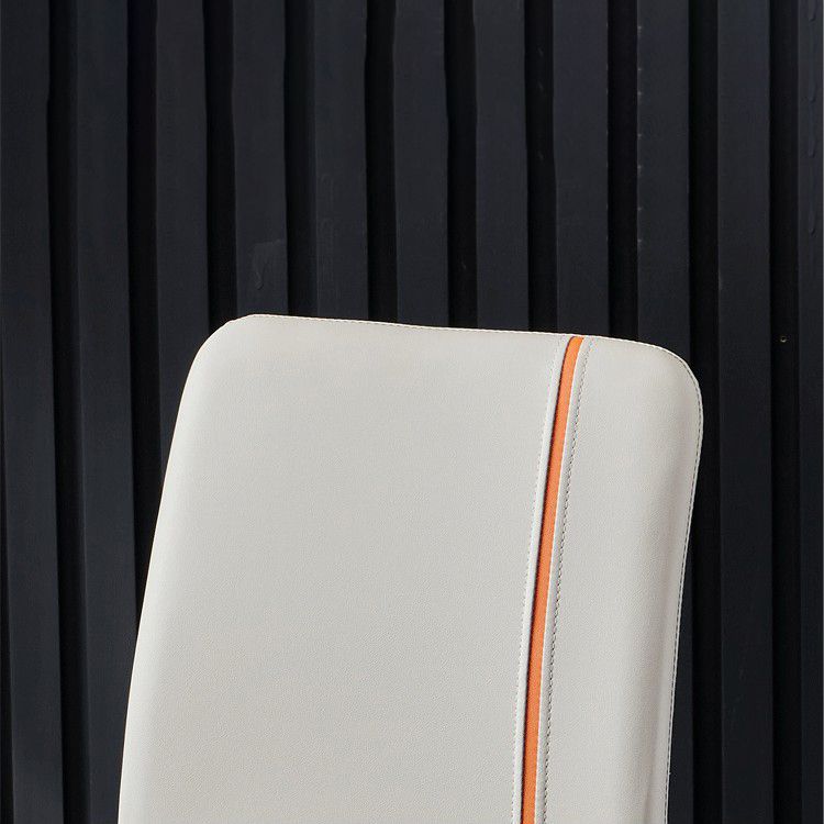 Contemporary Hotel PU Leather Side Chair Matte Finish Parsons Dining Chairs Clearhalo ' kitchen&dining_furn' 'Dining Chairs' 'Dining Tables & Seating' 'dining_chair' 'furn' 'furn_dining_chair' 'Furniture' 'furniture_dining_chair' 'Kitchen & Dining Furniture' 'kitchen' 1200x1200_0efdf87d-1f78-415b-9303-15ff2cd29871