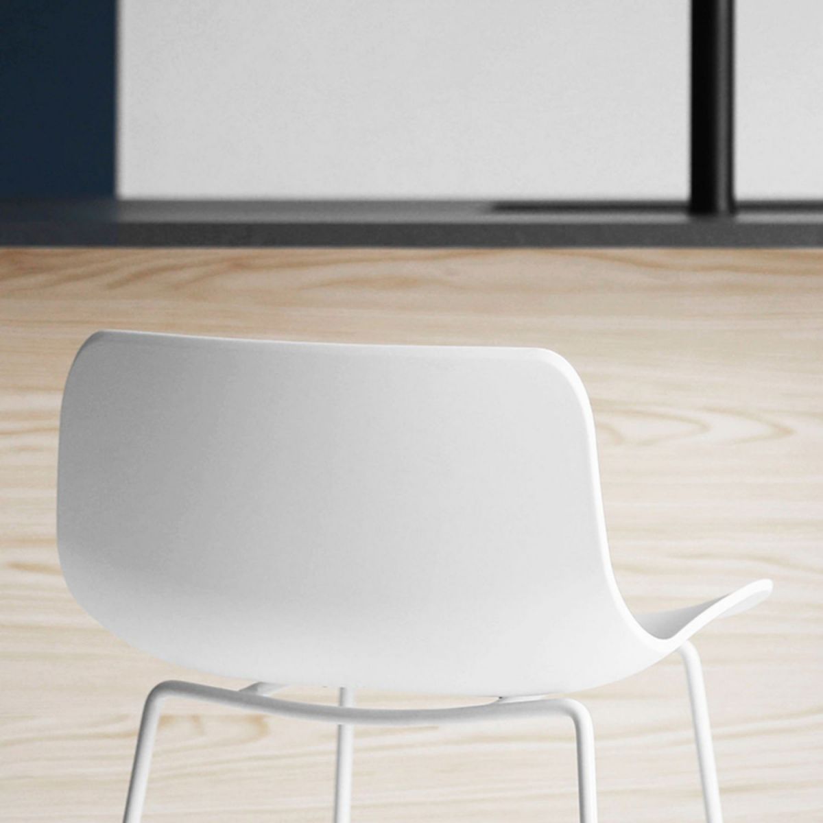 Nordic Bar-stool Plastic Counter Bar Stool for Kitchen Bar with Metal Legs Clearhalo 'Bar Furniture' 'Bar Stools' 'bar_stools' 'furn' 'furn_bar_stools' 'Furniture' 'furniture_bar_stools' 'Kitchen & Dining Furniture' 1200x1200_0f04f15f-23d1-4aff-91e9-97a94d1a2312