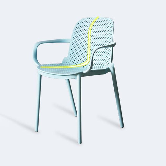 Contemporary Style Plastic Dining Armchair Multicolor Stackable Dining Chair Clearhalo ' kitchen&dining_furn' 'Dining Chairs' 'Dining Tables & Seating' 'dining_chair' 'furn' 'furn_dining_chair' 'Furniture' 'furniture_dining_chair' 'Kitchen & Dining Furniture' 'kitchen' 1200x1200_0f06d8ae-60dc-483c-bcc4-752208cddc7f