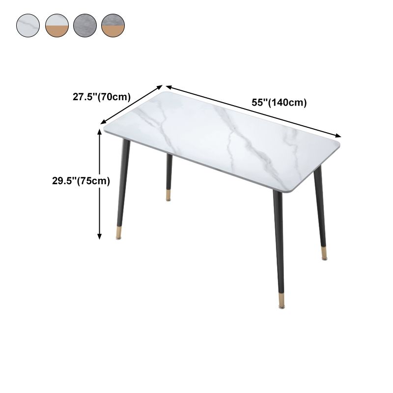 Glam Style Writing Desk Rectangular Home Parsons Base Office Desk Clearhalo 'furn' 'furn_office_desk' 'Furniture' 'furniture_office_desk' 'Office Desks' 'Office Furniture' 'office_desk' 1200x1200_0f06ed64-04bf-4036-b534-25c3cd937205