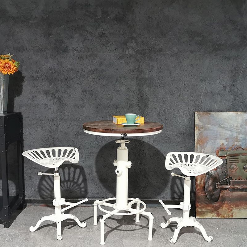 Single Modern Style Bar-stool with Swivel Adjustable Height Iron Footrest for Kitchen Bar Clearhalo 'Bar Furniture' 'Bar Stools' 'bar_stools' 'furn' 'furn_bar_stools' 'furniture_bar_stools' 'Kitchen & Dining Furniture' 'kitchen&dining_furn' 'kitchen' 'kitchen_furn' Furniture' 1200x1200_0f07440c-aa43-4df8-8317-c7709b810f4f