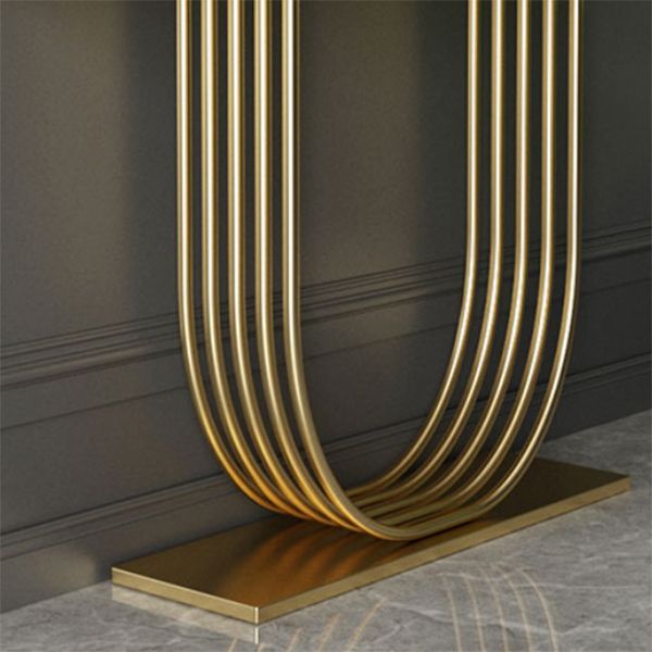 Tavolo della console in marmo glam tavolo accento console rettangolare per hall