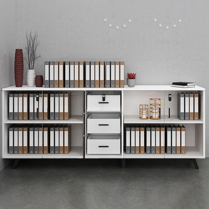 Archivo de estilo moderno Archivo de bloqueo de bloqueo de marco de madera