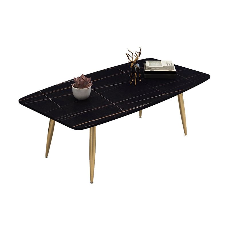 Rectangle Slate Coffee Table Glam 4 Legs Coffee Cocktail Table Clearhalo 'Coffee & Accent Tables' 'Coffee Tables' 'coffee_tables' 'furn' 'furn_coffee_tables' 'Furniture' 'Living Room Furniture' 1200x1200_0f0b5352-8a37-4759-ba5c-755d05c2504f