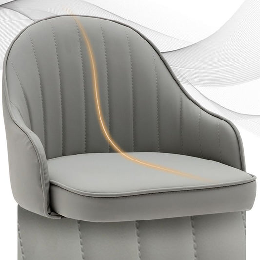 Modern Adjustable Rotatable Counter Stool Steel Cashier Bar Stool with Leather Cushion Clearhalo 'Bar Furniture' 'Bar Stools' 'bar_stools' 'furn' 'furn_bar_stools' 'furniture_bar_stools' 'Kitchen & Dining Furniture' 'kitchen&dining_furn' 'kitchen' 'kitchen_furn' Furniture' 1200x1200_0f0f092f-a7f1-455e-a28c-1bd8c8e2bfec