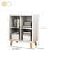 Standard Contemporary Bookcase Engineered Wood Closed Back Bookshelf