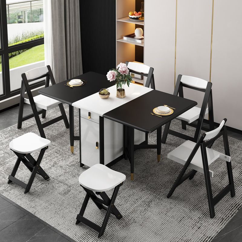 Mid-Century Modern Dining Table Rubberwood Solid Wood Table with Black Ash Solid Wood Base Clearhalo ' dining_table' 'Dining Tables & Seating' 'Dining Tables' 'furn' 'furn_dining_table' 'Furniture' 'furniture_dining_table' 'Kitchen & Dining Furniture' 'kitchen&dining_furn' 'kitchen' 'kitchen_dining_table' 1200x1200_0f136ac9-f13b-4589-89c3-9653b172b681