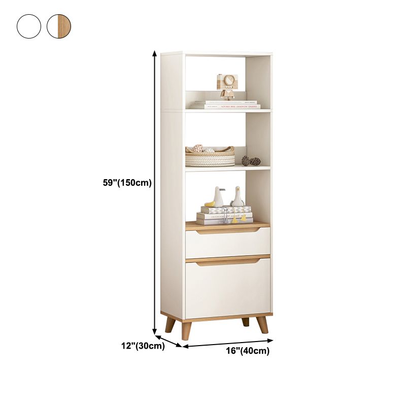Bibliothèque standard bibliothèque scandinave étagère pour le bureau à domicile