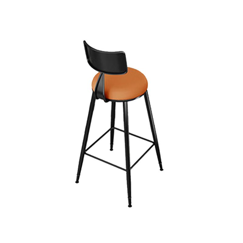 Style moderne bas Bar-Bar-Sool Round Seat Counter Bar Tabouret avec des jambes en métal pour la maison