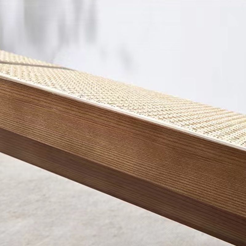 14.82-inch Width Solid Wood Bench Tropical Rectangle Seating Bench Clearhalo 'Benches' 'Chairs & Seating' 'furn' 'furn_benches' 'Furniture' 'Living Room Furniture' 1200x1200_0f15aeae-a19e-4482-803a-5dca970c3982