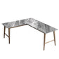Glam L-Shape Writing Desk Stone Desktop with Solid Wood Table Leg Clearhalo 'furn' 'furn_office_desk' 'Furniture' 'Office Desks' 'Office Furniture' 'office_desk' 1200x1200_0f170d51-6d6e-4d7d-9a9e-5cec0625e50c