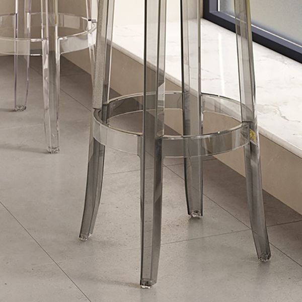Contemporary Plastic Backless Counter High Stool with 4 Legs Clearhalo 'Bar Furniture' 'Bar Stools' 'bar_stools' 'furn' 'furn_bar_stools' 'Furniture' 'Kitchen & Dining Furniture' 1200x1200_0f180dc5-5f12-4a58-ae7d-cfbabc4d005c